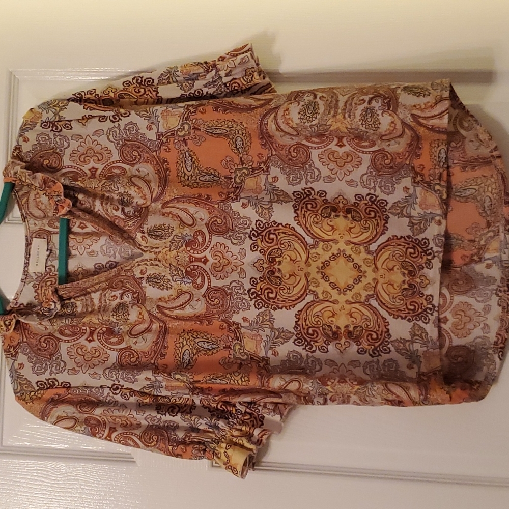 Melloday Bohemian Half Sleeve Blouse